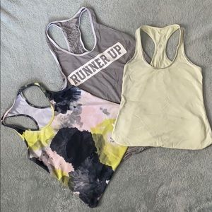 Lululemon Bundle - 3 tanks size 10-12